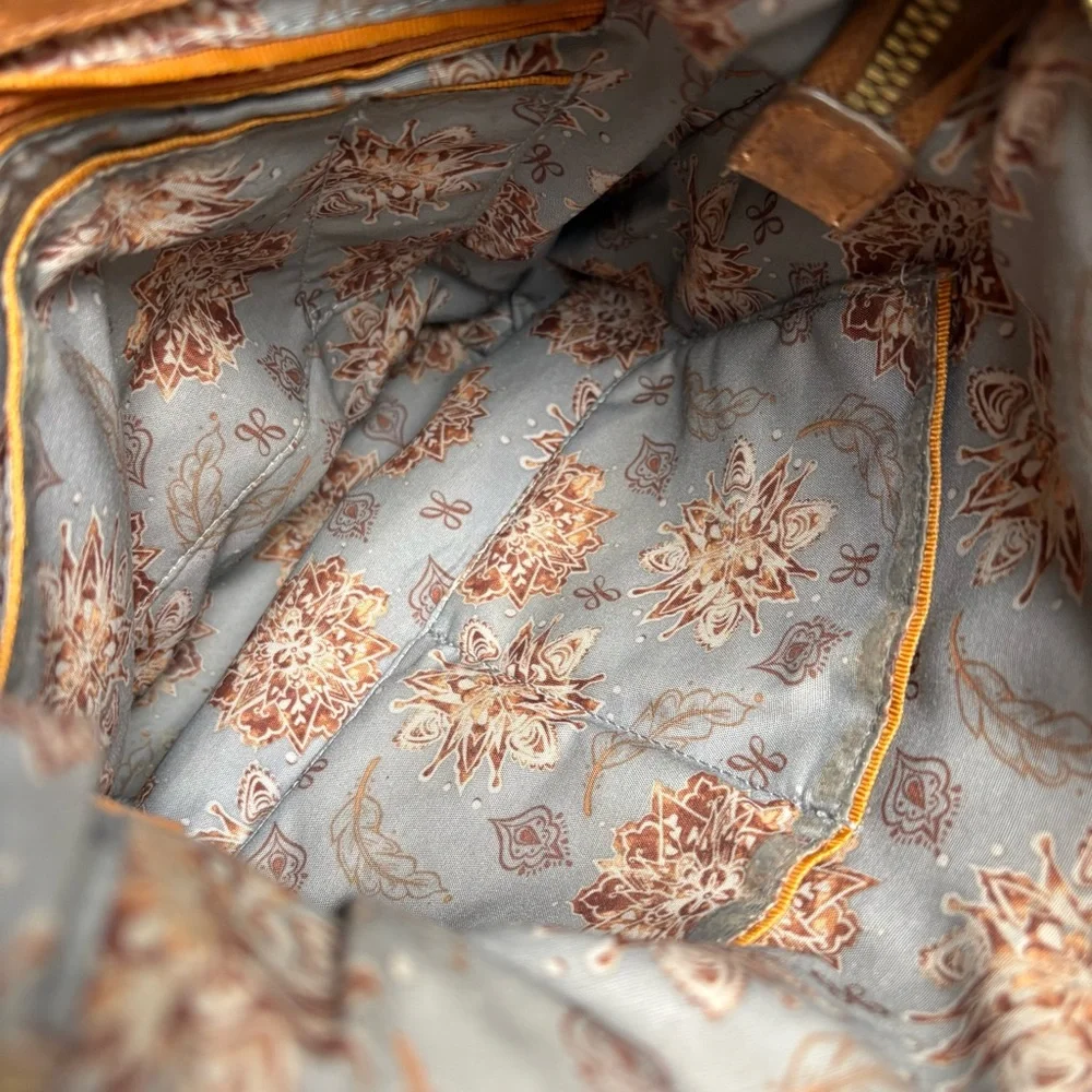 HOBO Inked Hide Collector’s Edition 2018 Feathers Convertible Backpack Bag Purse - Picture 10 of 16